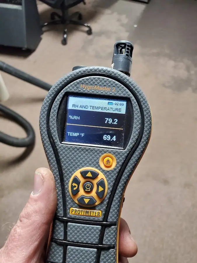 Moisture meter humidity assessment for Mold Remediation & Removal in Talent